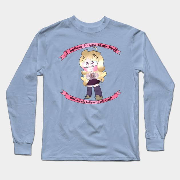 Kaede ‘I believe in you so you should definitely believe in yourself!’ Long Sleeve T-Shirt by UwUthemem